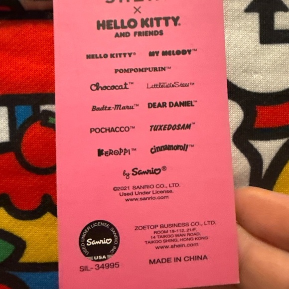 SHEIN X HELLO KITTY AOP JACKET PLUS SIZE 1X - Picture 10 of 10